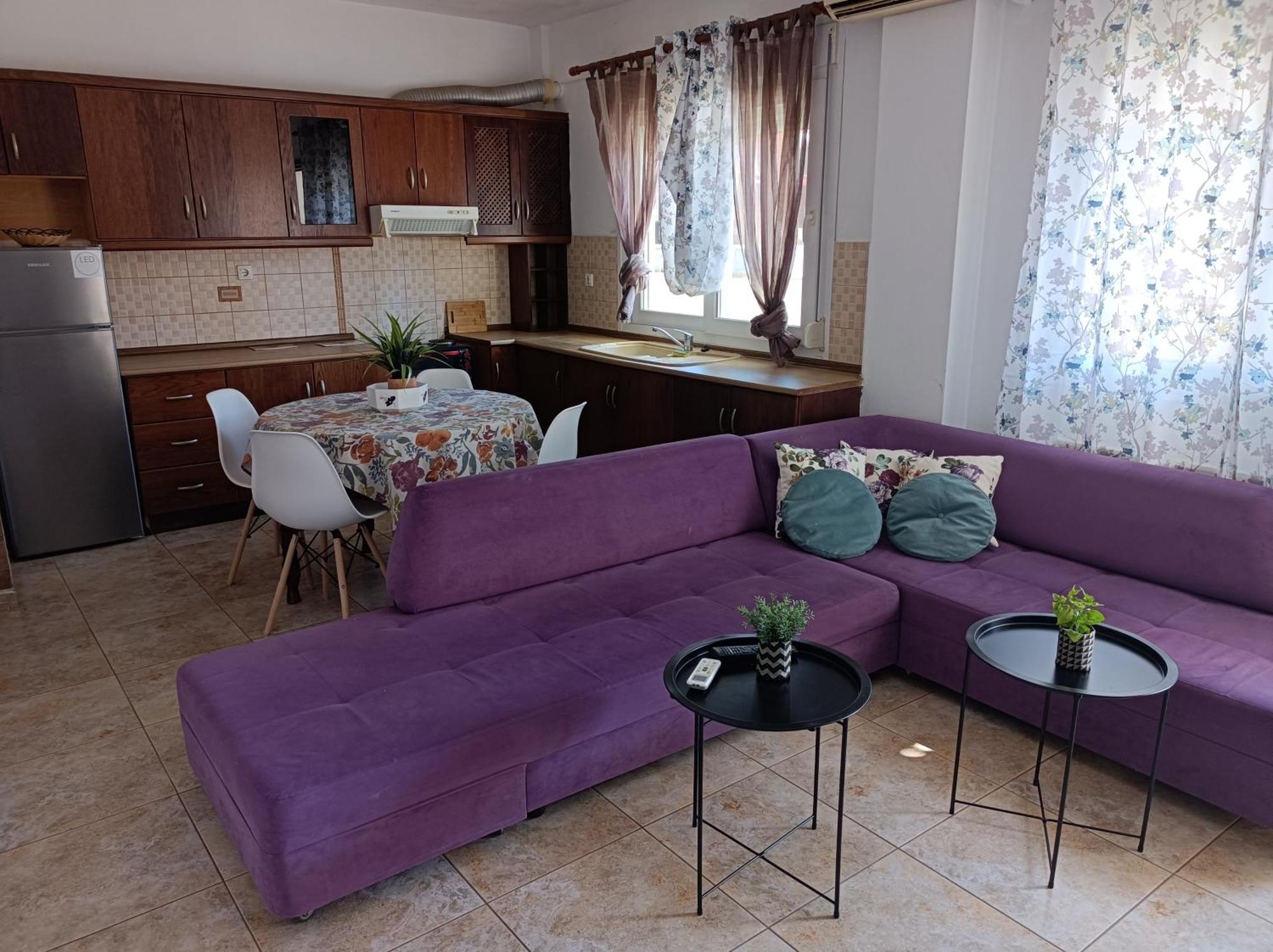 Blue Moon Accommodation เนอา มิคานิโอนา ภายนอก รูปภาพ